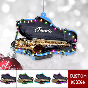 Personalized Saxophone Christmas Ornament Gift For Saxophone Player-2024 New Release