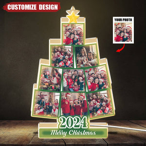 Custom Photo Christmas Tree - Personalized Light Box - 2024 New Release