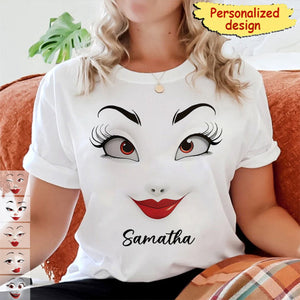 Funny Face Enter Name-Personalized unisex T-shirt