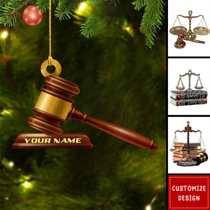 2024 New Release Personalized Lawyer Christmas Ornament - Gift For Lawyer