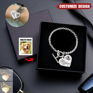 Custom Photo - Memorial Personalized Bracelet - Dog Memorial Gifts