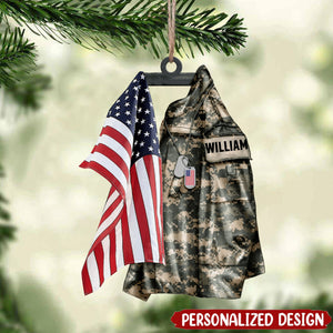 2024 New Release U.S Airforce/Navy/Army/Marine Hanging Christmas Ornament