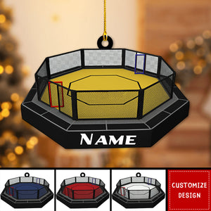 Personalized MMA/UFC/Wrestle Cage Ornament