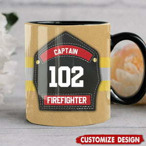 Personalized Firefighter Mug - Gift For Firefighter