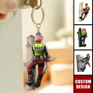 Personalized Arborist Keychain-2024 New Release