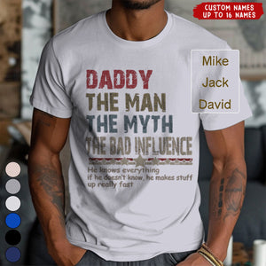 Personalized Papa legend influence T-Shirt