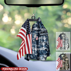 U.S Airforce/Navy/Army Hanging Ornament-Personalized Car Hanging Ornament