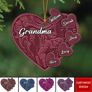 2024 New Release Grandma Belongs To Grandkids - Personalized Christmas Ornament