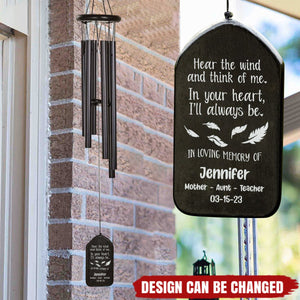 In The Loving Memory Wind Chimes Personalized Gifts