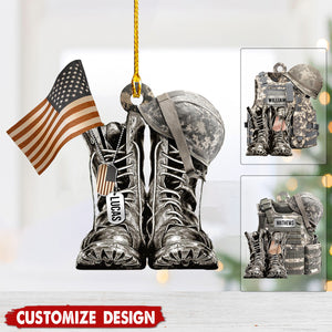 Personalized Military Uniform Christmas Ornament-2024 New Release