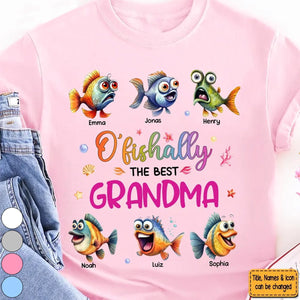 Funny Gift O'fishally Grandma Personalized Shirt