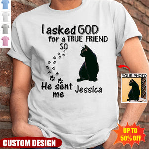 Personalized God Sent Me The Pet Classic Unisex T-Shirt