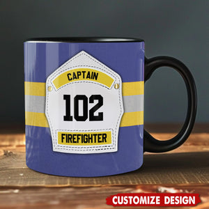 Personalized Firefighter Mug - Gift For Firefighter