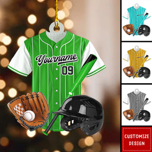 Personalized Baseball Ornaments Gift For Baseball Lovers - 2024 New Release