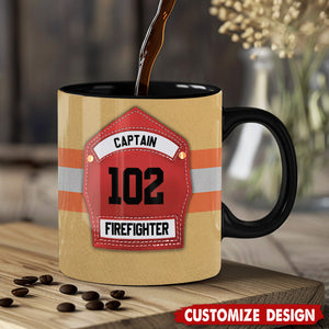 Personalized Firefighter Mug - Gift For Firefighter