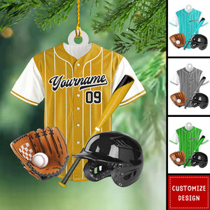 Personalized Baseball Ornaments Gift For Baseball Lovers - 2024 New Release