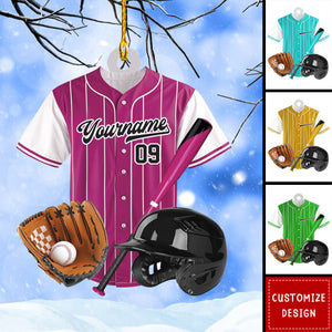 Personalized Baseball Ornaments Gift For Baseball Lovers - 2024 New Release