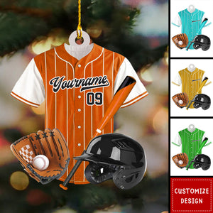 Personalized Baseball Ornaments Gift For Baseball Lovers - 2024 New Release