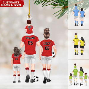 Personalized Soccer Family Ornament - Gift For Soccer Lover