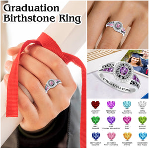 Personalized Engraved College & High School Graduation Ring, Graduation Gift