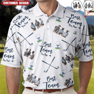 Best Team By Par - Personalized Photo Polo Shirt