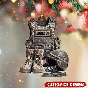 Personalized Military Uniform Christmas Ornament-2024 New Release