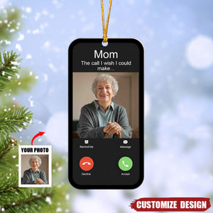 I Wish I Could Make - Custom Photo Acrylic Christmas Hanging Ornament - 2024 New Release