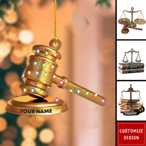 2024 New Release Personalized Lawyer Christmas Ornament - Gift For Lawyer