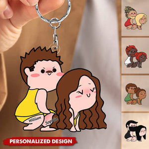 You're My Favorite Thing To Do-Personalized Keychain-Gifts For Couple