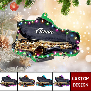 Personalized Saxophone Christmas Ornament Gift For Saxophone Player-2024 New Release