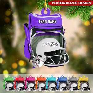 Personalized Baseball Christmas Ornaments-Gifts For Baseball Lover-2024 New Release