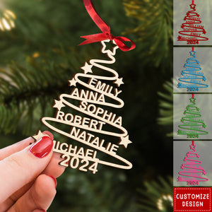 Personalized Gifts For Family Christmas Ornament - 2024 New Release