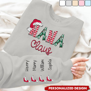 2024 New Release Mimi Claus Christmas and Grandkids-Personalized Sweatshirt