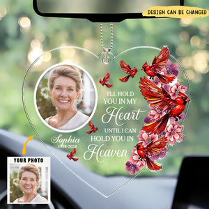 Your Wings Were Ready - Personalized Photo Car Ornament