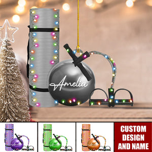 2024 New Release Personalized Pilates equipment Christmas Ornament - Gift For Pilates Lover