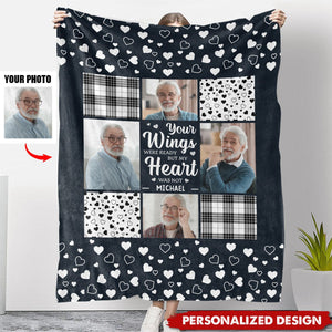 We Miss You - Personalized Flannel Blanket