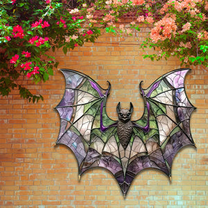 Bat Hanging Metal Sign, Bat Lover’s Sign, Garden Decor, Garden Gift, Backyard Gift, Home Decor