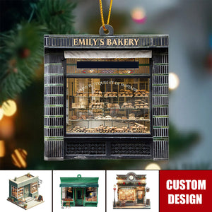 Personalized Bakery Christmas Ornament - Gift For Baking Lovers - 2024 New Release