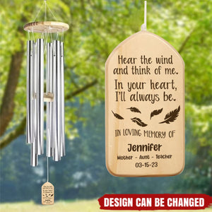 New Release-In The Loving Memory Wind Chimes Personalized Gifts