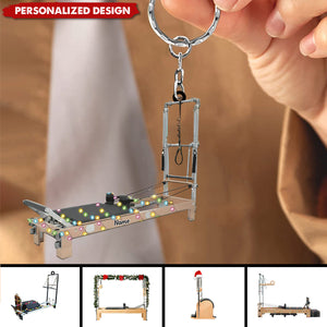 Personalized Pilates Equipment Hanging Keychain-Gifts For Pilates Lover - 2024 New Release