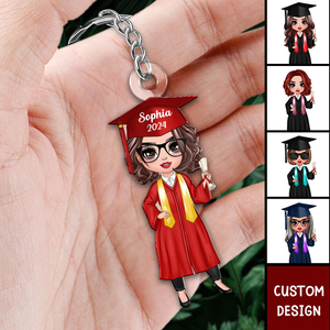 Class Of 2024 Graduation Gift For Daughter Personalized Acrylic Keychain