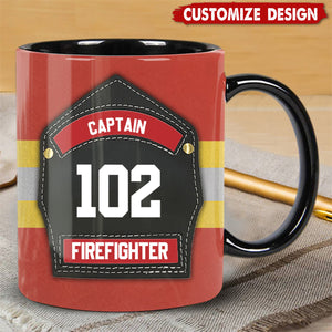 Personalized Firefighter Mug - Gift For Firefighter