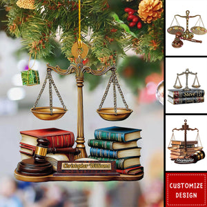 2024 New Release Personalized Lawyer Christmas Ornament - Gift For Lawyer