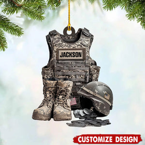 Personalized Military Uniform Christmas Ornament-2024 New Release