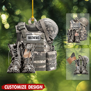 Personalized Military Uniform Christmas Ornament-2024 New Release