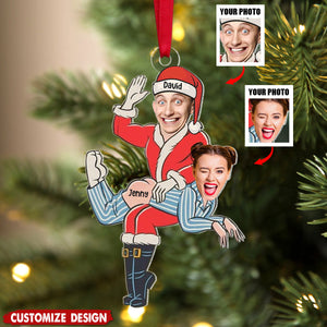 Custom Photo - Gifts For Couple Christmas Ornament