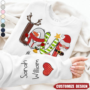 2024 New Release Christmas Snowman Love Grandma and Grandkids Sweatshirt