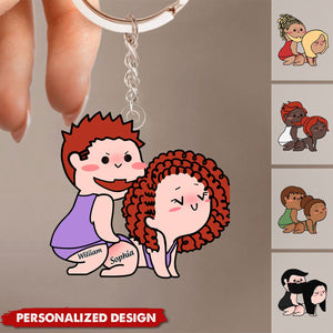 You're My Favorite Thing To Do-Personalized Keychain-Gifts For Couple