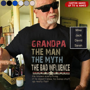 Personalized Papa legend influence T-Shirt