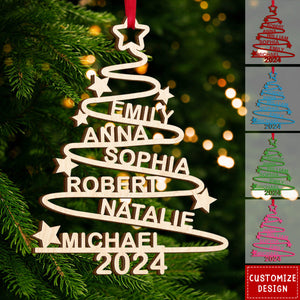 Personalized Gifts For Family Christmas Ornament - 2024 New Release